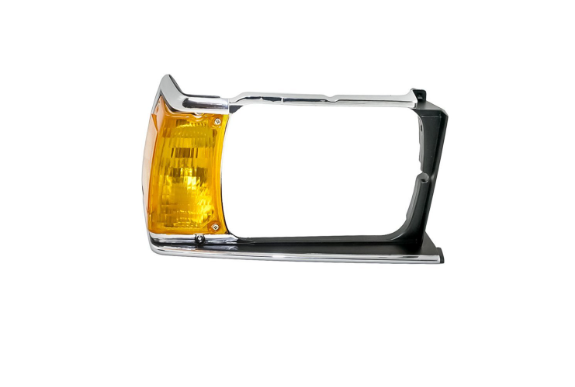 RT Headlamp door TOYOTA COROLLA 1982-1983 Info: 4dr sedan/4dr wagon; w/single rect headlamp; includes side marker
