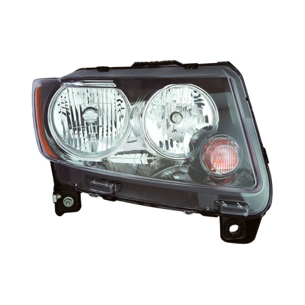RT Headlamp JEEP COMPASS 2013-2017  Standard Type w/Black Trim