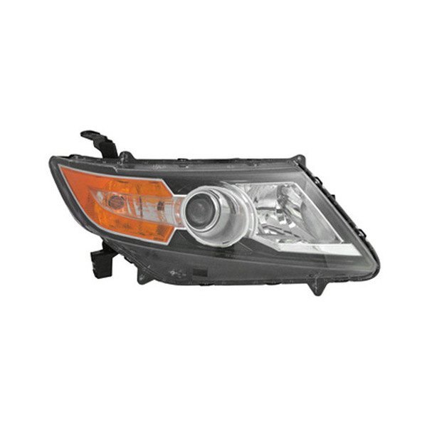 RT Headlamp assy composite HONDA ODYSSEY 2014-2017 Info: Halogen; Black Bezel