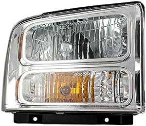 RT Headlamp assy composite FORD F-250 SUPER DUTY 2005-2007: w/o harley-davidson