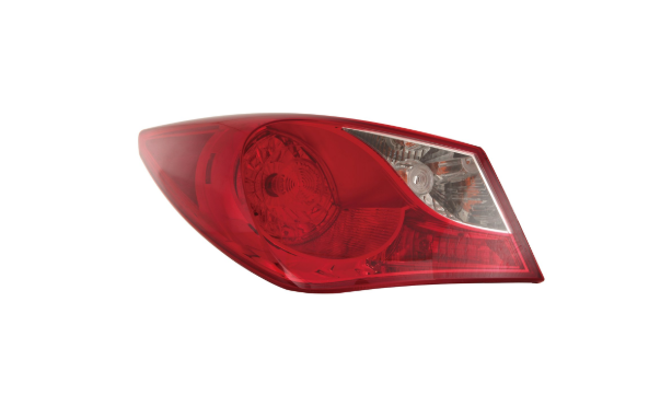 LT Taillamp assy outer HYUNDAI SONATA 2011-2014 Exc HYBRID; Bulb Type 