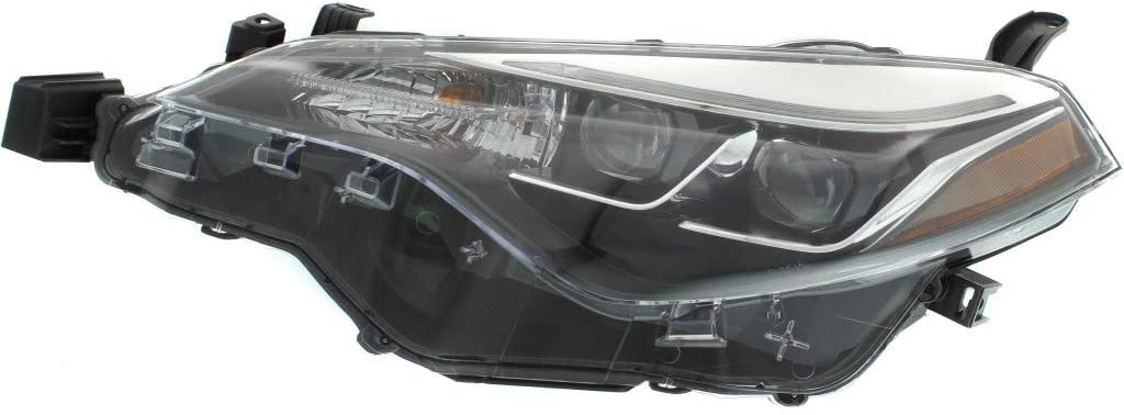 LT Headlamp assy TOYOTA COROLLA 2017-2019: SE|XLE|XSE; Multi-LED; w/LED Accent 