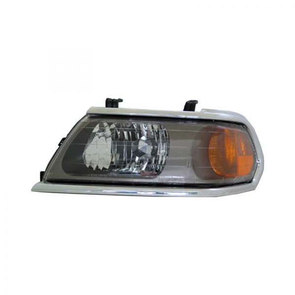 LT Headlamp assy MITSUBISHI MONTERO SPORT 2000-2004: w/bright bezel (NATIVA)