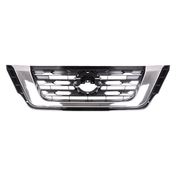  Grille PATHFINDER 17-20 SILVER/BLACK W/ CHROME MOLDING)