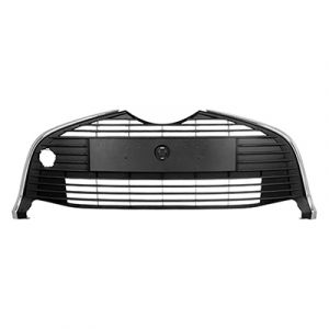 [TO1036162] Front bumper grille TOYOTA YARIS 2015-2017 H/B w/o Fog Lamp w/Chrome Trim