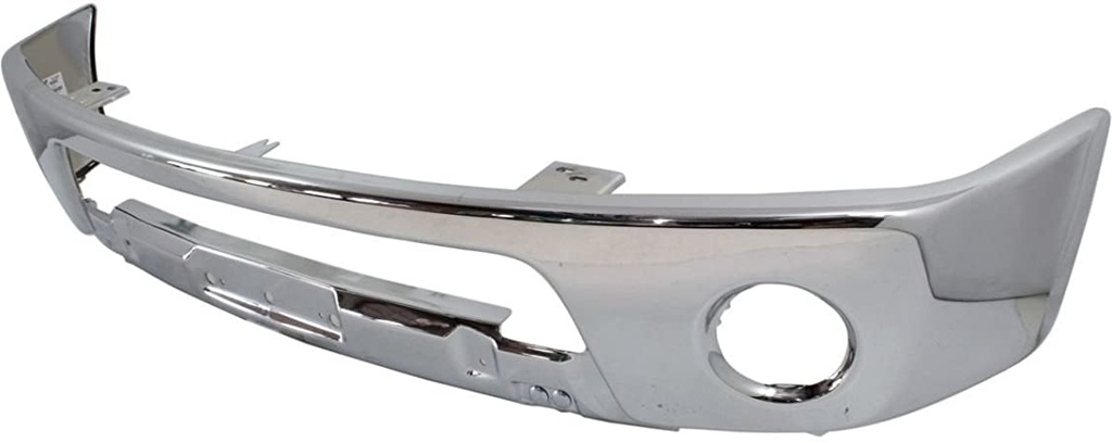 Front bumper face bar NISSAN FRONTIER 2009-2021 W/Hole fog lamp, Chrome
