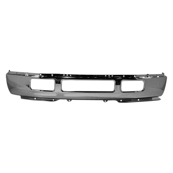 Front bumper face bar FORD F-250 SUPER DUTY 2005-2007; w/o fender flare holes; bright