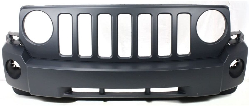 Front bumper cover JEEP PATRIOT 2007-2010 Info: w/o bright; w/o tow hooks; prime