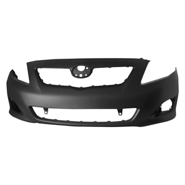 Front bumper cover TOYOTA COROLLA 2009-2010: BASE|CE|LE|XLE; w/o Spoiler Holes 