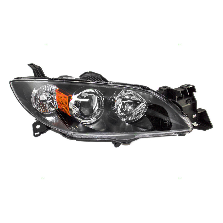 RT Headlamp lens/housing MAZDA 3 2004-2009 Info: Sedan; Halogen