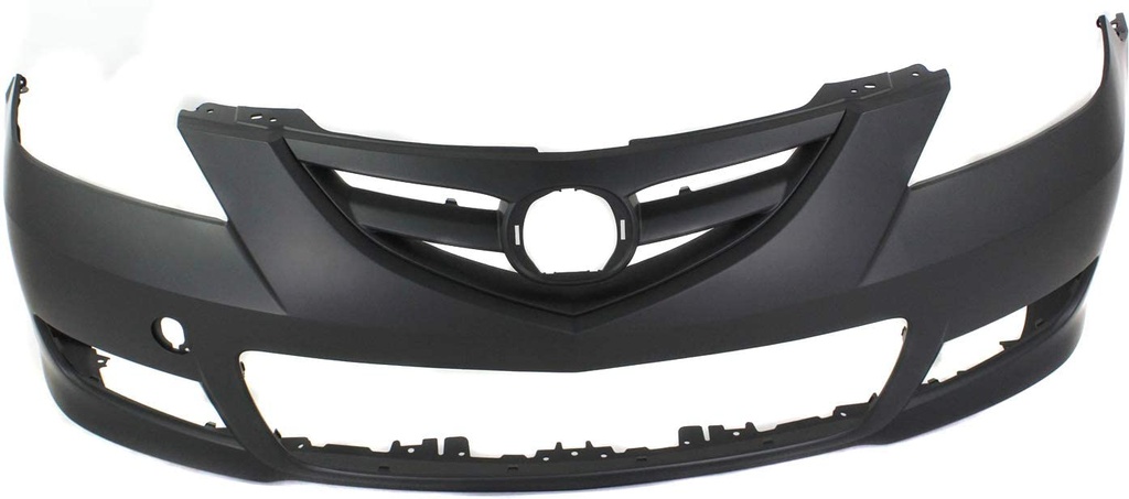 Front bumper cover MAZDA 3 2007-2009: 4dr sedan; Sport type; prime
