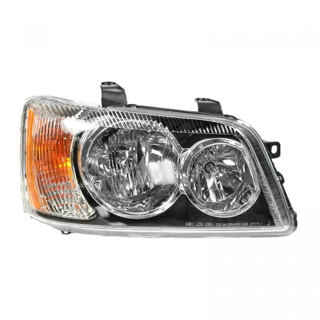 RT Headlamp assy composite TOYOTA HIGHLANDER 2001-2003 Info: w/o bulbs