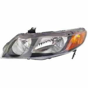 LT Headlamp assy composite HONDA CIVIC 2006-2008 Info: 4dr sedan; includes side marker/park/signal lamps; w/o bulbs or sockets
