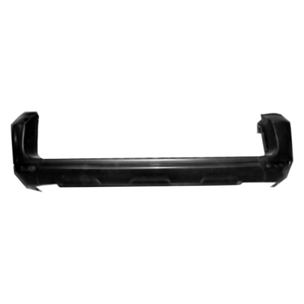 Rear bumper cover TOYOTA RAV4 2009-2012: w/o Wheel Opening Flares; w/Gate Mtd Spare