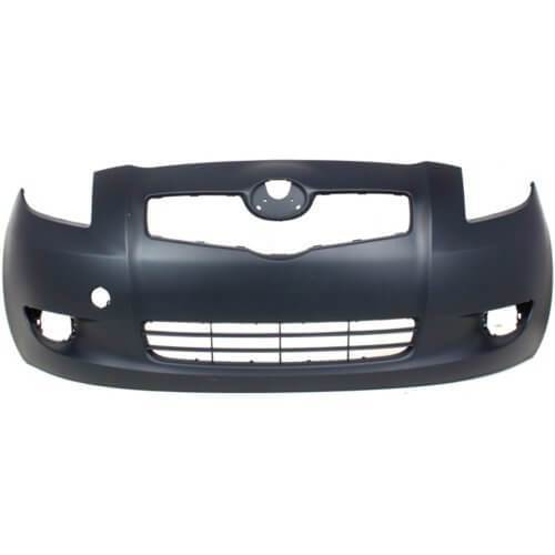 Front bumper cover TOYOTA YARIS 2007-2008 Info: 2dr hatchback; w/o fog lamps; prime