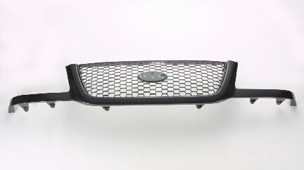 Grille assy FORD RANGER 2001-2003 w/argent mesh; black - paint to match 