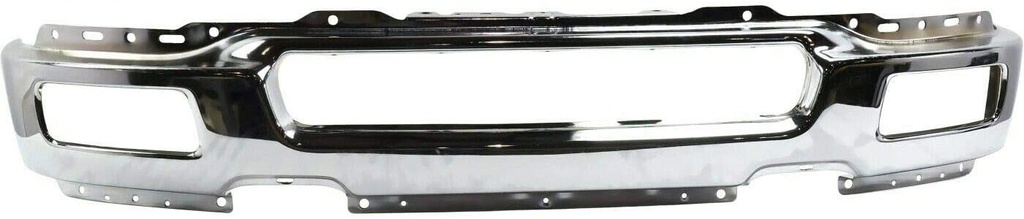 [FO1002390] Front bumper face bar FORD F-150 2004-2005 w/fog lamps square; chrome; to 8-7-05
