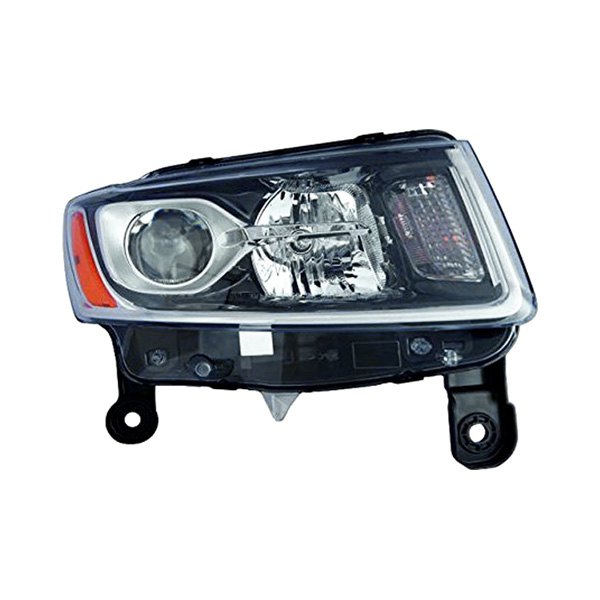 RT Headlamp assy composite JEEP GRAND CHEROKEE 2014-2016 Info: Halogen; Std Type; Chrome