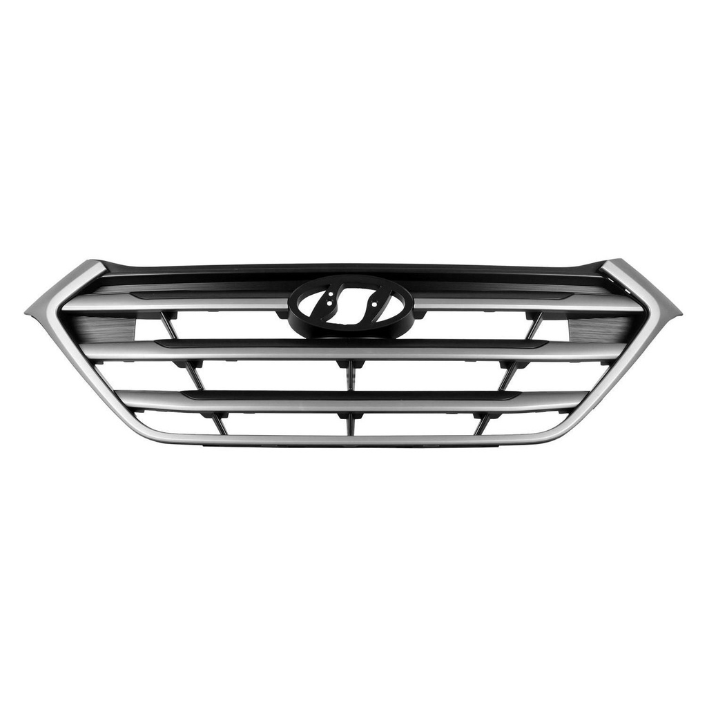 Grille assy HYUNDAI TUCSON 2016-2017 Info: w/o Pedestrian Recognition; Black/Grey