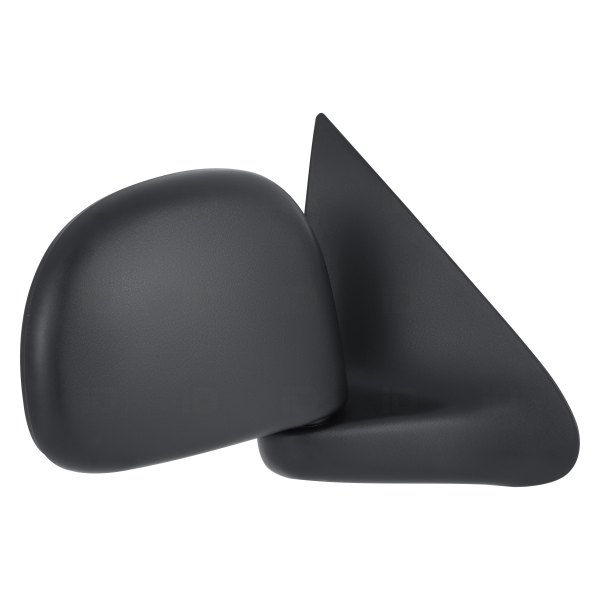 RT Mirror outside rear view FORD F-150 97-02 Info: manual; rectangular style; black; paint to match;