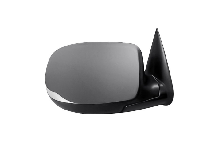 RT Mirror outside rear view CHEVROLET SILVERADO 1500 1999-2006 standard style; manual remote; w/bright cover 