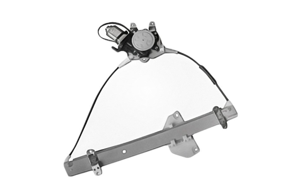 [MI1351113] RT Front door glass regulator MITS MIRAGE 1997-2002 Coupe; Regulator & Motor Assy; see notes 