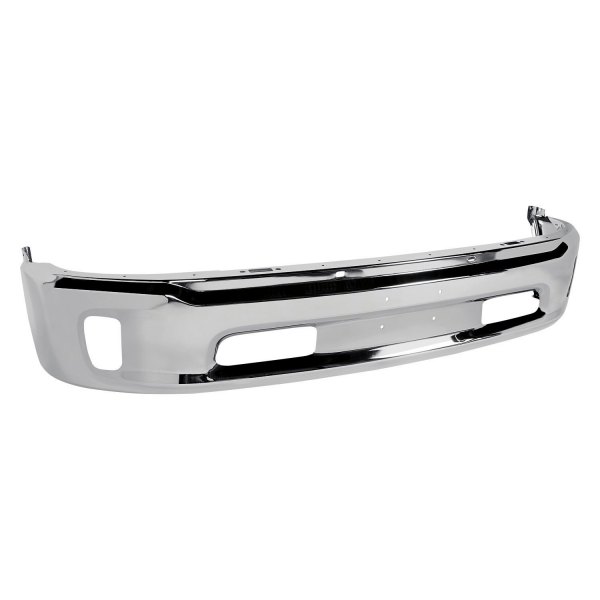 Front bumper bar DODGE RAM 1500 2013-2018: w/Fog Lamps; Chrome; W/O Parking Sensor