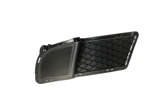 RT Front bumper insert KIA FORTE 2011-2012 H/B; Fog Lamp Opening Cover; w/o Fog Lamps 