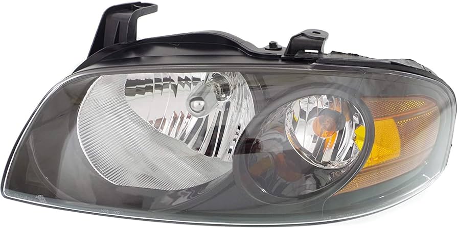 LT Headlamp assy composite NISSAN SENTRA 2004-2006: BLACK HOUSING