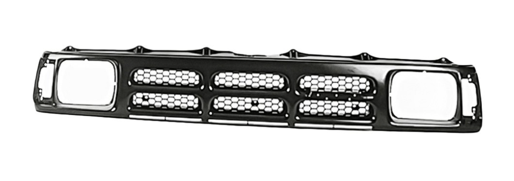  Grille MAZDA B2200 1990-1993 ;4WD; black; use w/bright nameplate