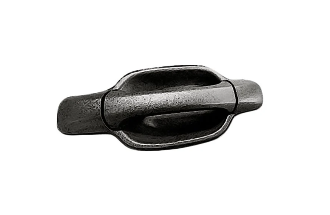 RT Rear door handle outer CHEVROLET COLORADO 2004-2008 Crew Cab; black 