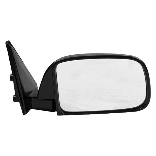 [TO1321112] RT Mirror outside rear view TOYOTA P/UP 1989-1995: door mount foldaway; w/o vent window; w/single glass mirrors; black
