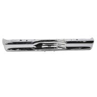 [FO1103205] Rear bumper assembly FORD	E-150 2003-2014 w/o Rear Object Sensors; Step Bumper/Pads Assy; Chrome; see notes 