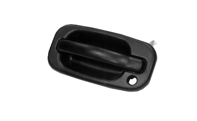 RT Front door handle outer CHEVROLET SILVERADO 1500 1999-2006 textured; black 