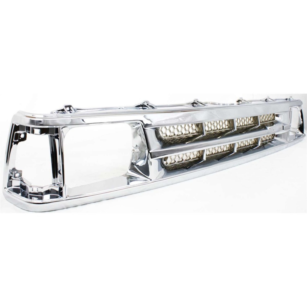 Grille MAZDA B2200 1986-1993: Chrome/argent