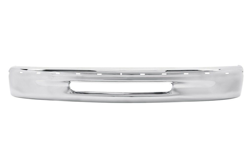 Front bumper face bar FORD F-150 1997-1998 w/o fog lamp cutout;2WD; bright