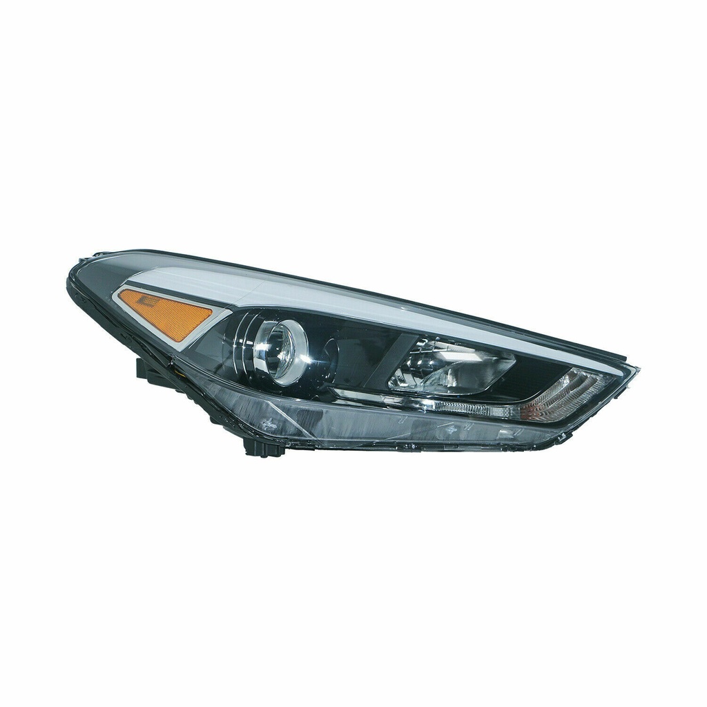 LT Headlamp assy composite HYUNDAI TUCSON 2016-2018; Halogen; w/o LED Position Lamp