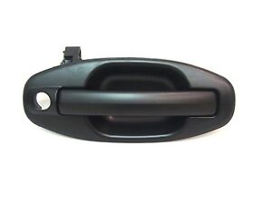 RT Front door handle outer HYUNDAI SANTA FE 2001-2006; prime, Textured Black