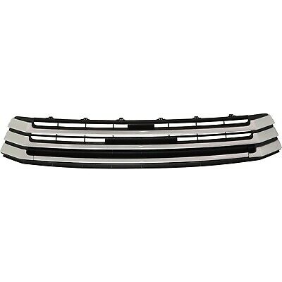 Front bumper grille TOYOTA HIGHLANDER 2017-2019 w/o Around View Monitor Silver