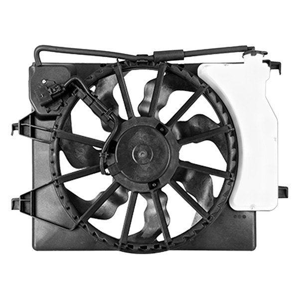 Radiator cooling fan assy HYUNDAI ACCENT 2018-2022 & KIA RIO 2018-2023; Sedan & H/B