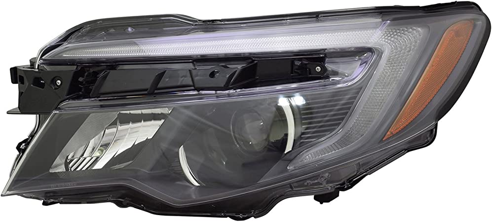 LT Headlamp assy composite HONDA PILOT 2016-2020: EX|EX-L|TOURING; Halogen; w/LED DRL; w/o Auto Dimming; w/Auto On/Off
