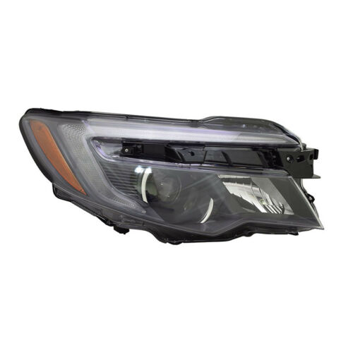RT Headlamp assy composite HONDA PILOT 2016-2020: EX|EX-L|TOURING; Halogen; w/LED DRL; w/o Auto Dimming; w/Auto On/Off