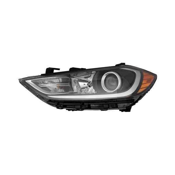 LT Headlamp assy composite HYUNDAI ELANTRA 2017-2018; Halogen; w/DRL