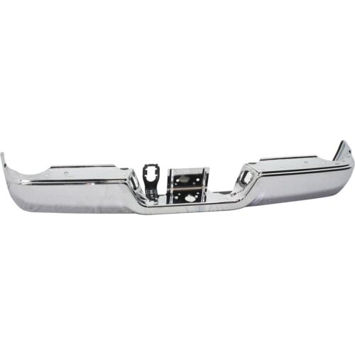 [CH1102367] Rear bumper face bar DODGE RAM 1500 2009-2024: Chrome w/o park sensor single exhaust
