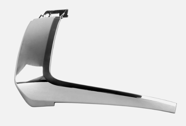 LT Front bumper molding MITSUBISHI OUTLANDER 2016-2020; Upper Garnish; Chrome