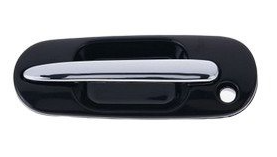 LT Front door handle outer HONDA CR-V 1997-2001; w/Chrome Lever; Paint To Match Lever and Black Housing