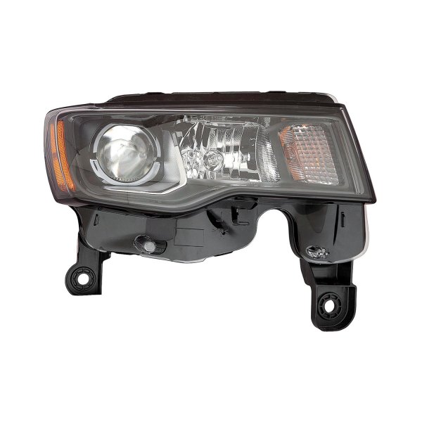 RT Headlamp assy composite JEEP GRAND CHEROKEE 2017-2021; Std Type; Black