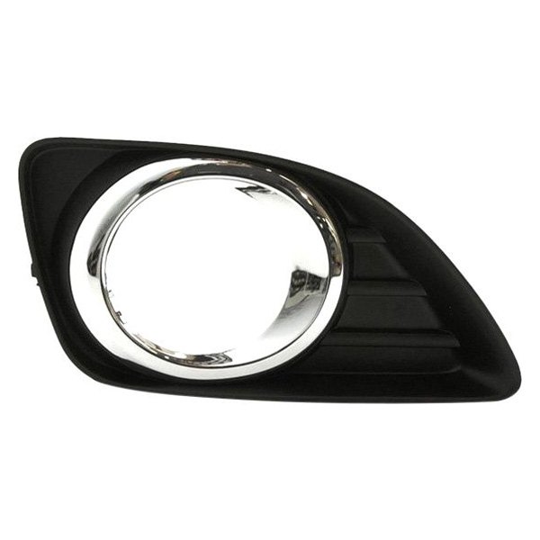  RT Front bumper insert TOYOTA CAMRY 2010-2011; Fog Lamp Hole Cover; w/Fog Lamps; w/o Spoiler