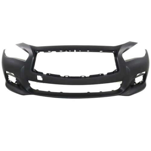 Front bumper cover INFINITI Q50 2014-2017; BASE|LIMITED|PREMIUM; w/o Object Sensors; prime