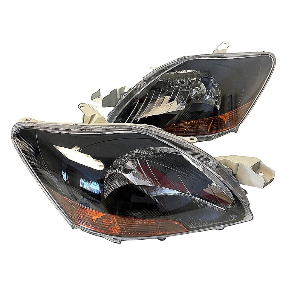 Headlamp performance set TOYOTA YARIS 2007-2011; sedan; performance styled; w/black bezel
